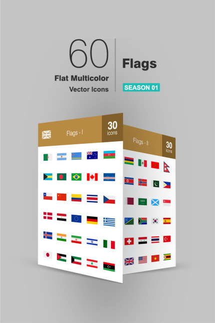 Kit Graphique #93555 Flags Icon Divers Modles Web - Logo template Preview
