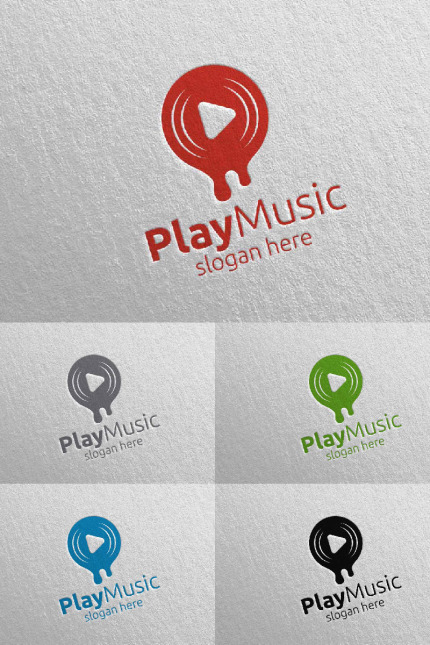 Kit Graphique #93620 Music Logo Divers Modles Web - Logo template Preview