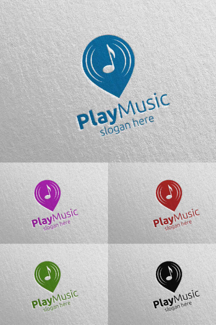 Kit Graphique #93621 Music Logo Divers Modles Web - Logo template Preview