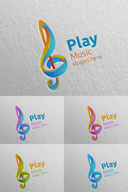 Kit Graphique #93630 Music Logo Divers Modles Web - Logo template Preview
