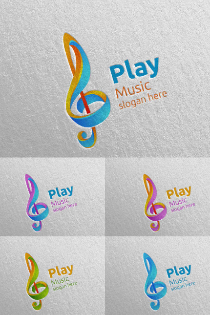 Kit Graphique #93630 Music Logo Divers Modles Web - Logo template Preview