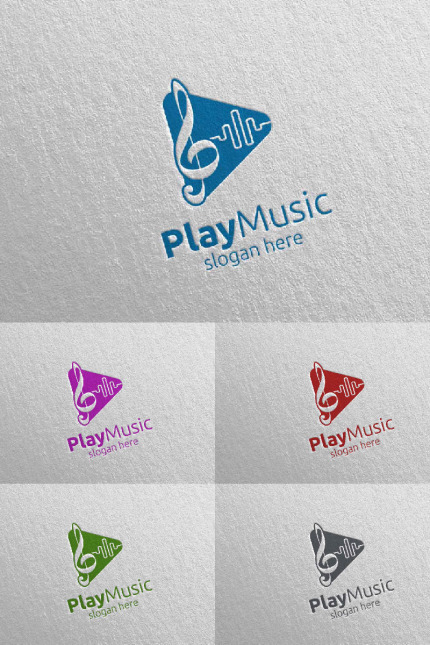 Kit Graphique #93634 Music Logo Divers Modles Web - Logo template Preview