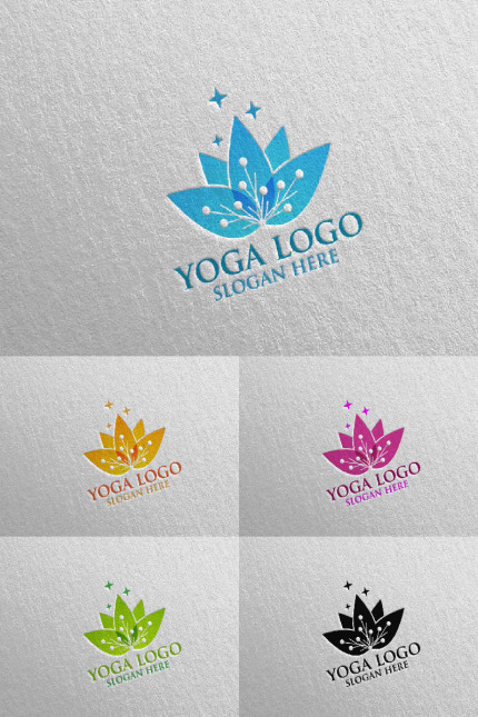 Kit Graphique #93653 Yoga Spa Divers Modles Web - Logo template Preview