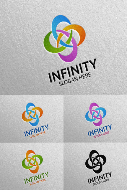 Kit Graphique #93682 Infinity Infinite Divers Modles Web - Logo template Preview