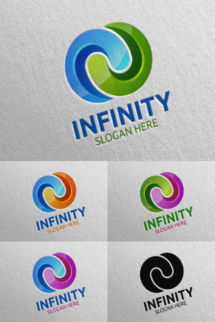 Kit Graphique #93683 Infinity Infinite Divers Modles Web - Logo template Preview
