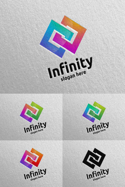 Kit Graphique #93691 Infinity Infinite Divers Modles Web - Logo template Preview