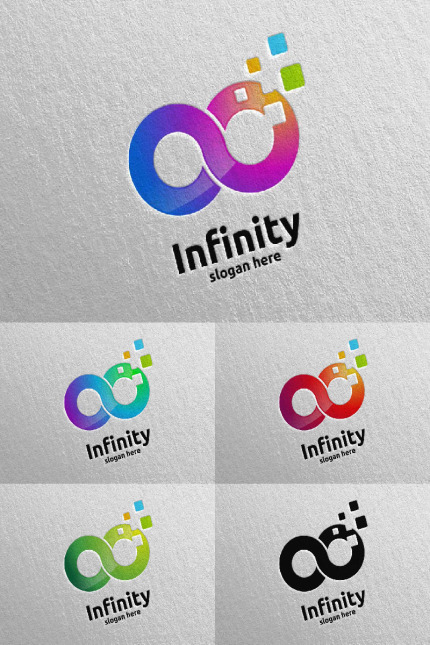 Kit Graphique #93692 Infinity Infinite Divers Modles Web - Logo template Preview