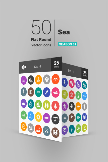 Kit Graphique #93738 Sea Icon Divers Modles Web - Logo template Preview