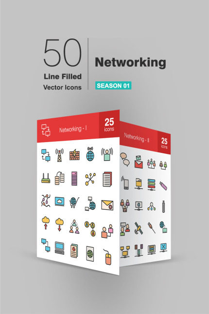 Kit Graphique #93743 Networking Icon Divers Modles Web - Logo template Preview