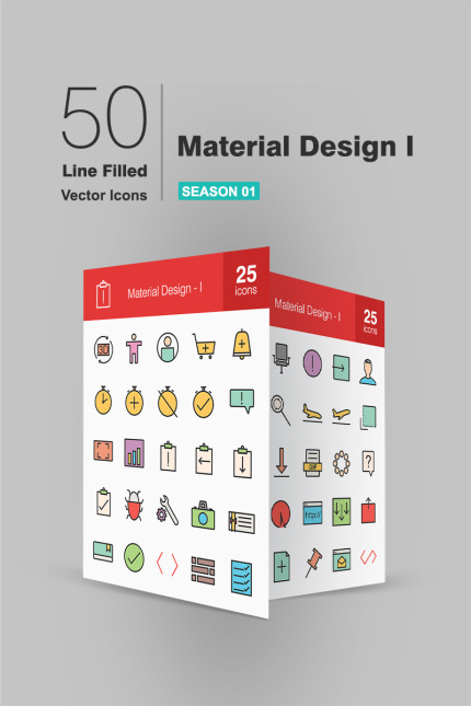 Kit Graphique #93769 Material Design Divers Modles Web - Logo template Preview