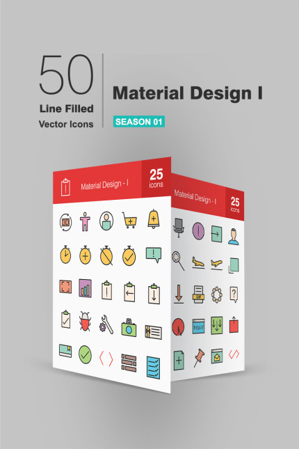 Kit Graphique #93769 Material Design Divers Modles Web - Logo template Preview