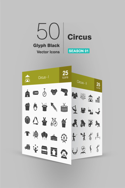 Kit Graphique #93787 Circus Icon Divers Modles Web - Logo template Preview