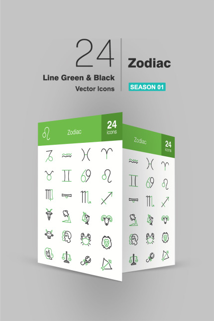 Kit Graphique #93823 Zodiac Icon Divers Modles Web - Logo template Preview