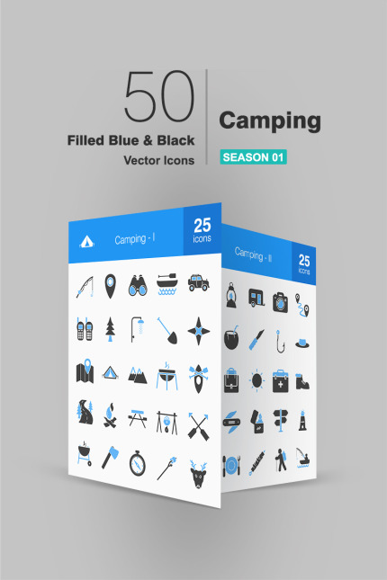 Kit Graphique #93866 Camp Icon Divers Modles Web - Logo template Preview