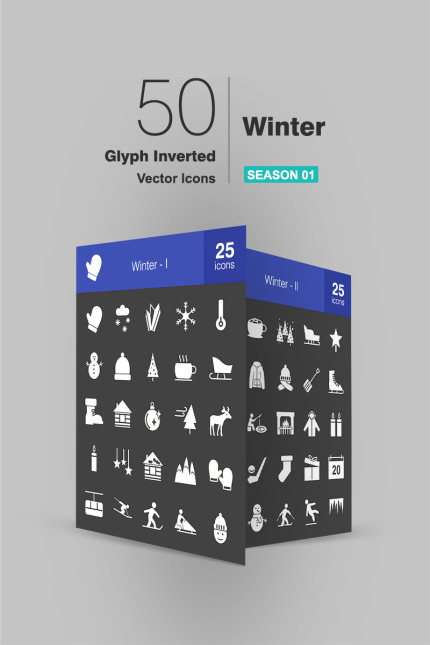 Kit Graphique #93879 Winter Icon Divers Modles Web - Logo template Preview