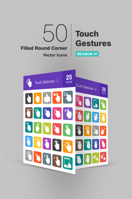 Kit Graphique #93880 Touch Gestures Divers Modles Web - Logo template Preview