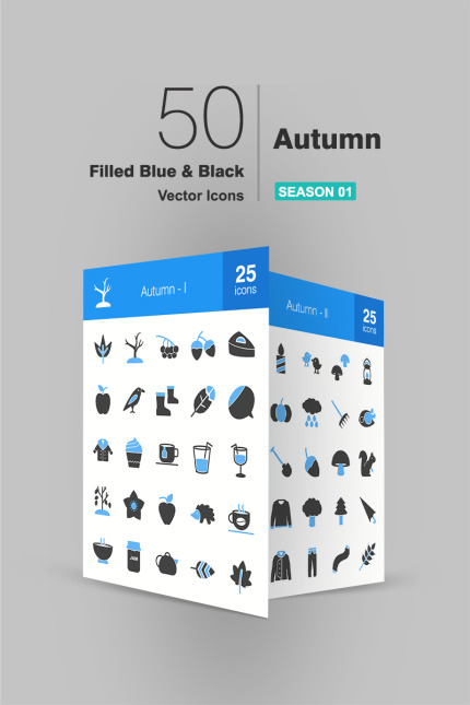 Kit Graphique #93901 Autumn Icon Divers Modles Web - Logo template Preview
