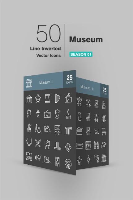 Kit Graphique #93905 Museum Icon Divers Modles Web - Logo template Preview