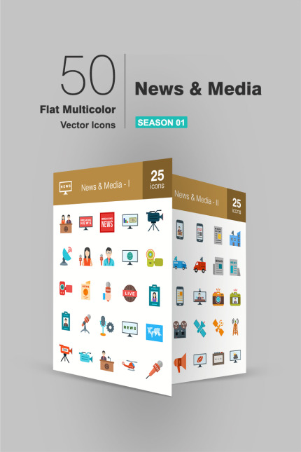Kit Graphique #93907 News Icon Divers Modles Web - Logo template Preview
