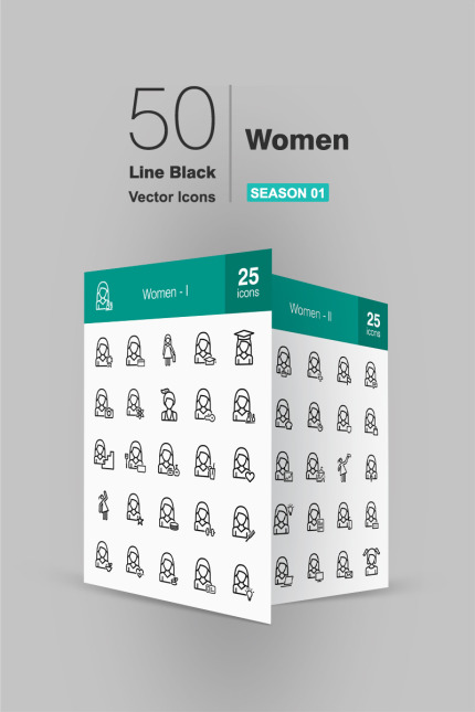 Kit Graphique #93916 Woman Icon Divers Modles Web - Logo template Preview