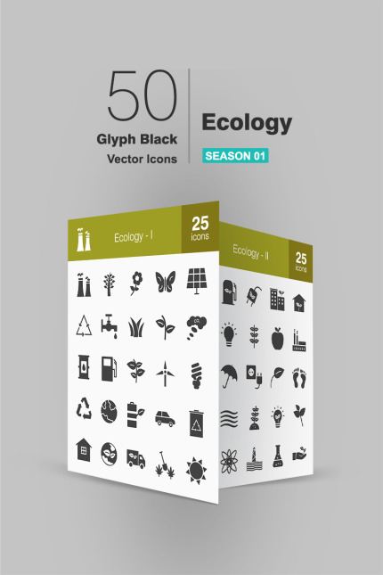 Kit Graphique #93922 Ecology Icon Divers Modles Web - Logo template Preview