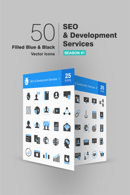 Kit Graphique #94078 Seo Icon Divers Modles Web - Logo template Preview
