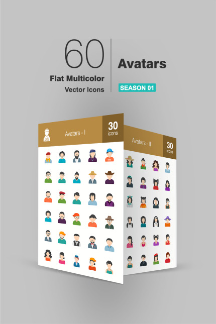 Kit Graphique #94157 Avatars Icon Divers Modles Web - Logo template Preview