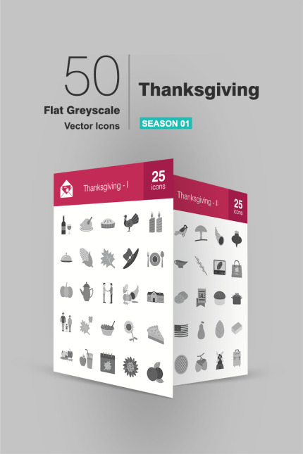 Kit Graphique #94166 Thanksgiving Icon Divers Modles Web - Logo template Preview