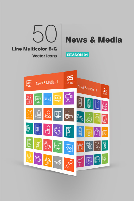 Kit Graphique #94170 News Icon Divers Modles Web - Logo template Preview