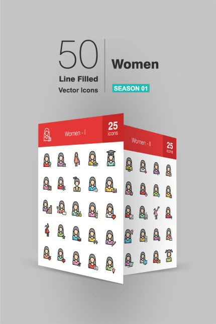 Kit Graphique #94176 Woman Icon Divers Modles Web - Logo template Preview
