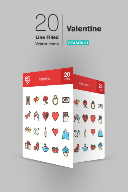 Kit Graphique #94177 Valentine Icon Divers Modles Web - Logo template Preview