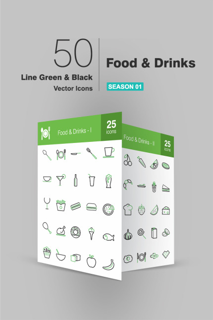 Kit Graphique #94185 Food Icon Divers Modles Web - Logo template Preview