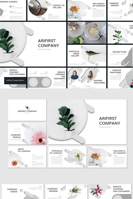 Kit Graphique #94191 Arifirst Entreprise Divers Modles Web - Logo template Preview