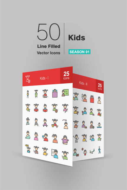 Kit Graphique #94275 Enfants Icon Divers Modles Web - Logo template Preview