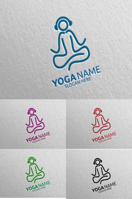 Kit Graphique #94297 Yoga Spa Divers Modles Web - Logo template Preview