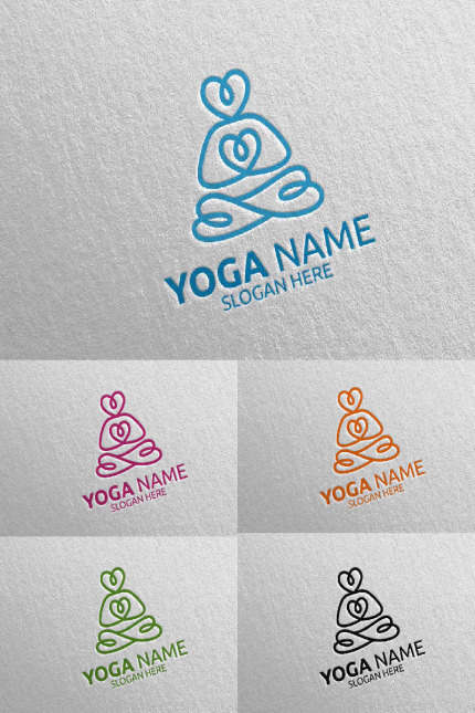 Kit Graphique #94298 Yoga Spa Divers Modles Web - Logo template Preview