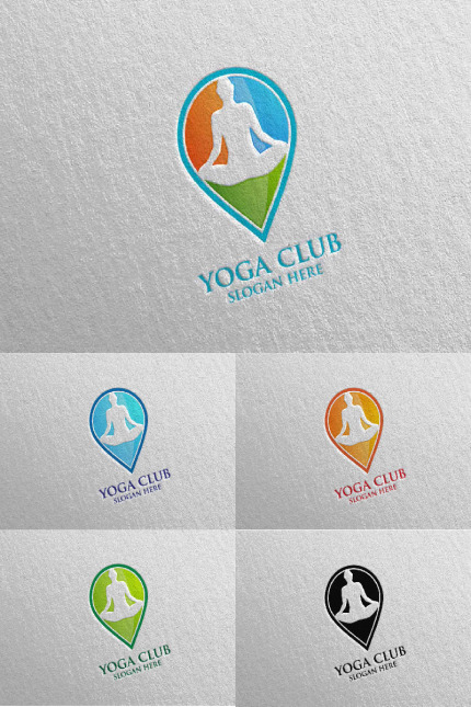 Kit Graphique #94299 Yoga Spa Divers Modles Web - Logo template Preview