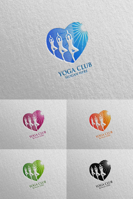 Kit Graphique #94302 Yoga Spa Divers Modles Web - Logo template Preview