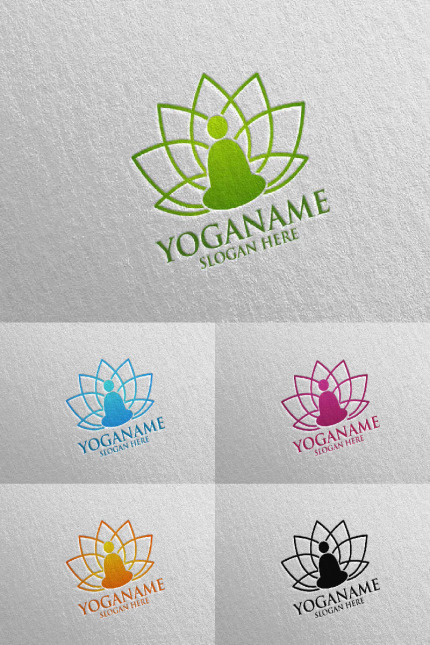 Kit Graphique #94303 Yoga Spa Divers Modles Web - Logo template Preview