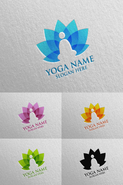 Kit Graphique #94304 Yoga Spa Divers Modles Web - Logo template Preview