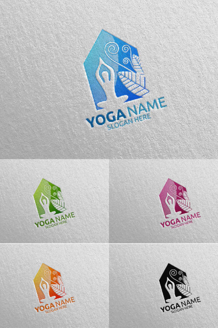 Kit Graphique #94305 Yoga Spa Divers Modles Web - Logo template Preview