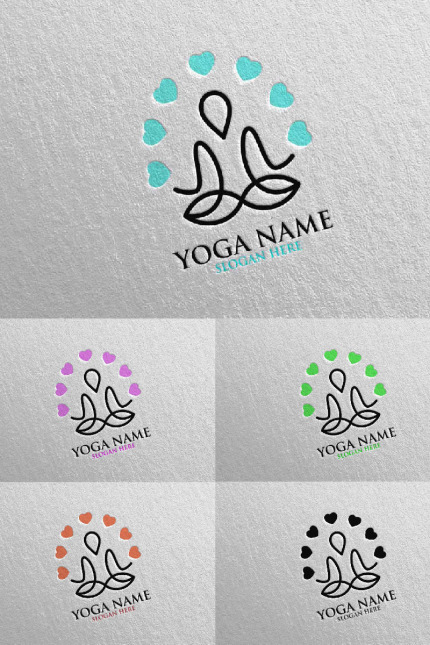 Kit Graphique #94308 Yoga Spa Divers Modles Web - Logo template Preview