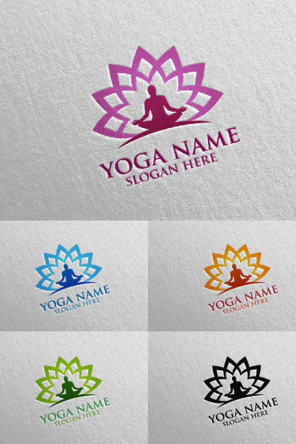Kit Graphique #94309 Yoga Spa Divers Modles Web - Logo template Preview
