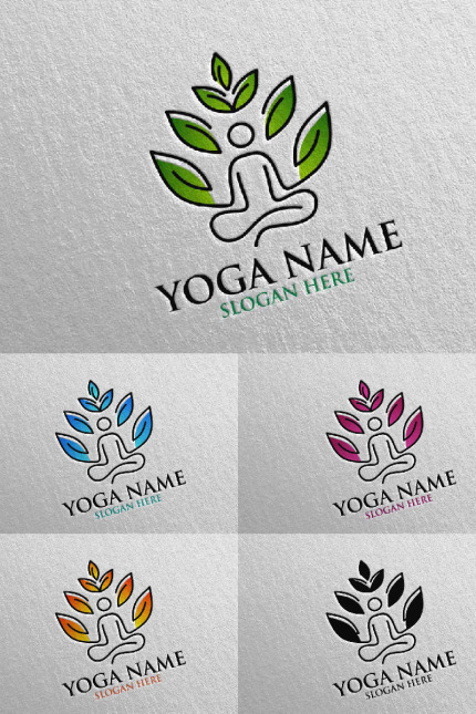 Kit Graphique #94311 Yoga Spa Divers Modles Web - Logo template Preview
