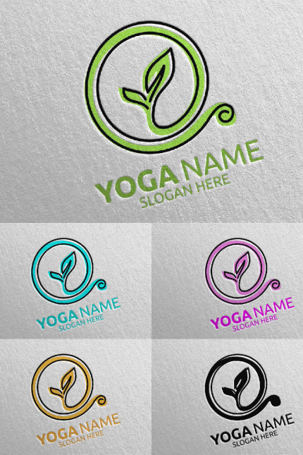 Kit Graphique #94312 Yoga Spa Divers Modles Web - Logo template Preview