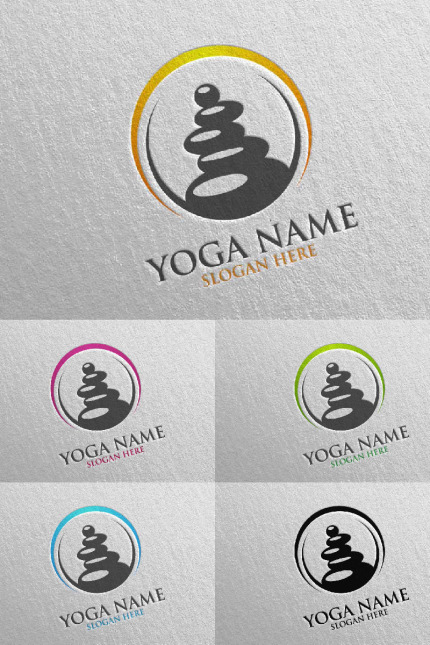 Kit Graphique #94315 Yoga Spa Divers Modles Web - Logo template Preview