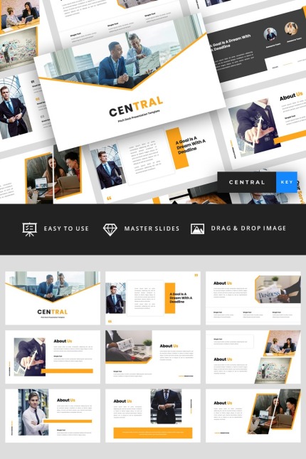 Kit Graphique #94364 Pitchdeck Investor Divers Modles Web - Logo template Preview