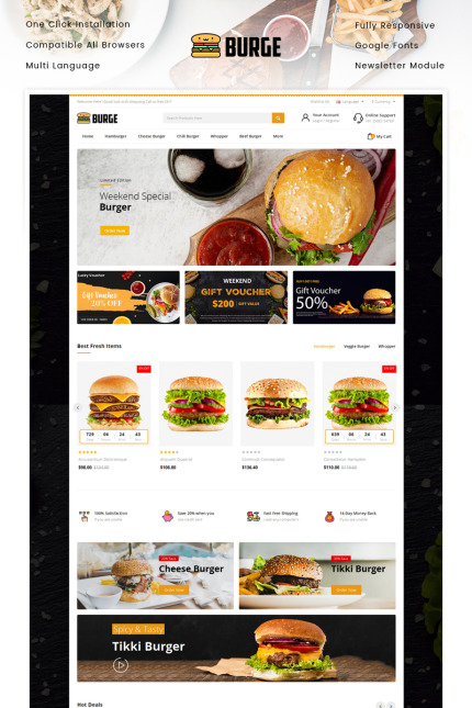 Kit Graphique #94382 Burger Pizza Divers Modles Web - Logo template Preview