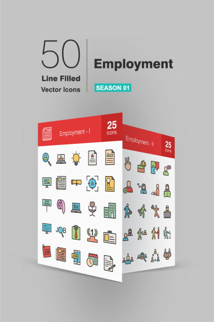Kit Graphique #94486 Employment Icon Divers Modles Web - Logo template Preview