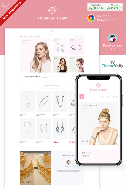 Kit Graphique #94588 Jewellery Diamond Divers Modles Web - Logo template Preview